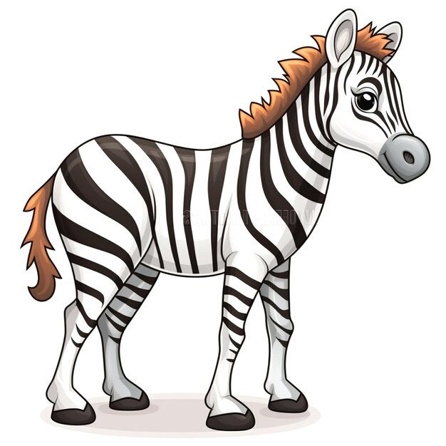 Foto ontwerp van de zebra