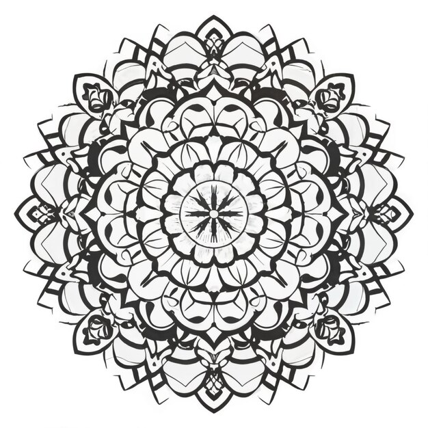 Foto ontwerp van mandala