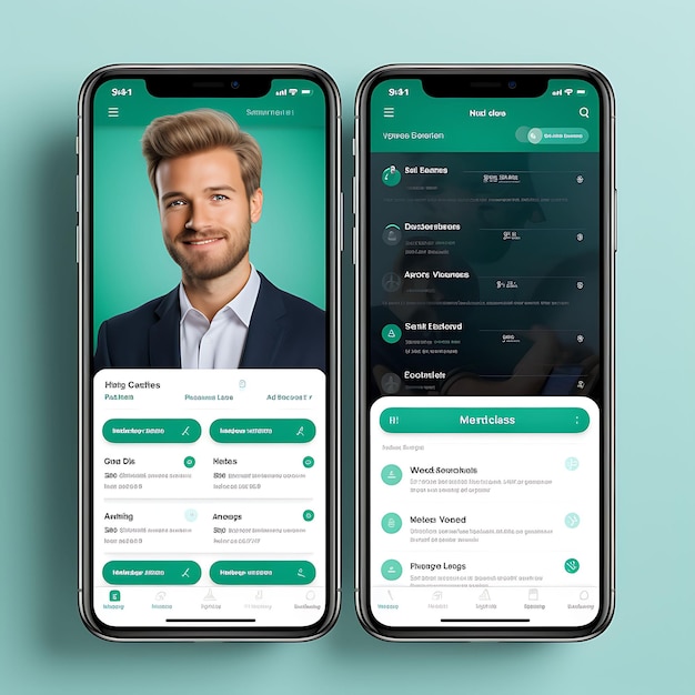 Ontwerp van mobiele apps voor het zoeken naar vacatures Freelancerplatform App-ontwerp Professional de creatieve lay-out