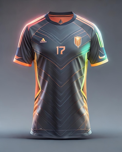 Ontwerp van sportvoetbalshirt