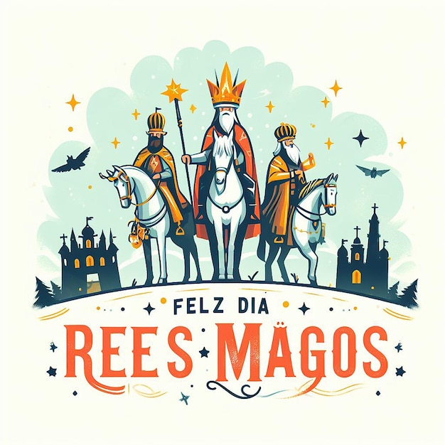 Ontwerp voor Feliz Dia de Reyes Magos