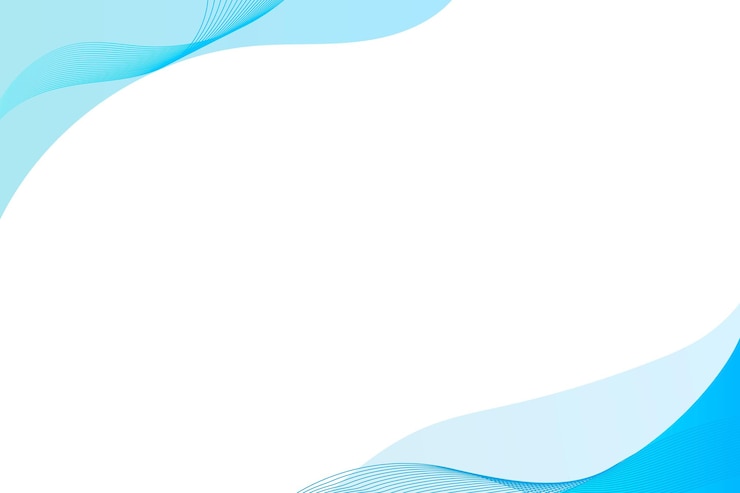 Foto ontwerpelement van het sjabloon van het cerulean blauwe curve frame