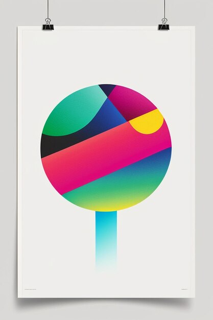 Ontwerper minimalistische stijl creatie inspiratie behang achtergrond illustratie abstracte kunst