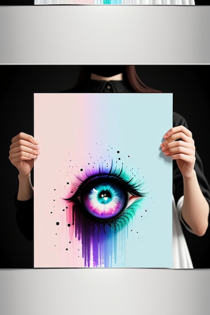 Foto ontwerper minimalistische stijl creatie inspiratie behang achtergrond illustratie abstracte kunst