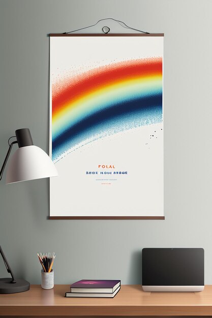 Ontwerper minimalistische stijl creatie inspiratie behang achtergrond illustratie abstracte kunst