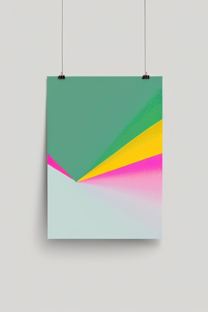 Ontwerper minimalistische stijl creatie inspiratie behang achtergrond illustratie abstracte kunst