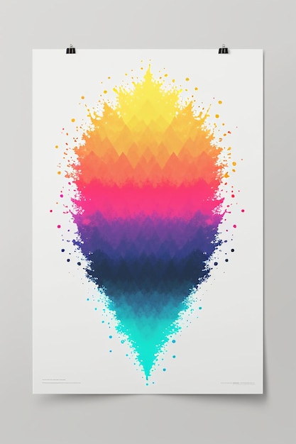 Ontwerper minimalistische stijl creatie inspiratie behang achtergrond illustratie abstracte kunst