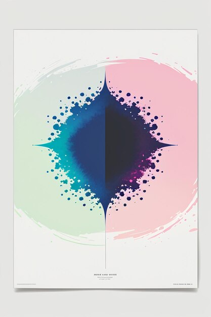 Foto ontwerper minimalistische stijl creatie inspiratie behang achtergrond illustratie abstracte kunst