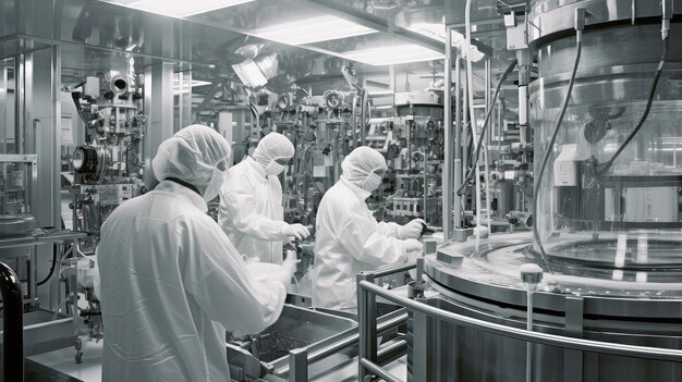 Ontwikkeling van apparatuur farmaceutische fabriek