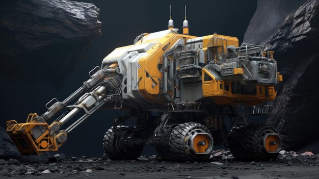 Ontwikkeling van asteroïde mijnbouwboorinstallaties