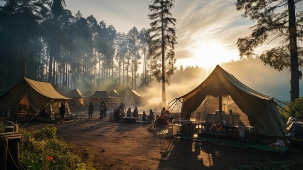 Onvergetelijk bos avontuur in Bandung Indonesië Een afgelegen retraite met vrienden in maart 2023