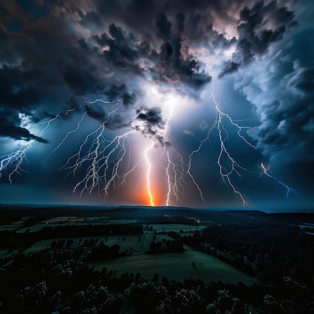 onweer in de lucht