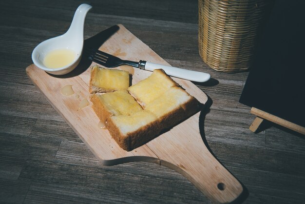 Onze heerlijke toast dagelijks ontbijt