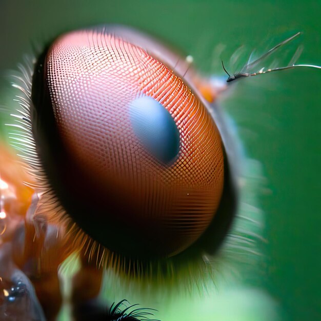 Foto oog van insect