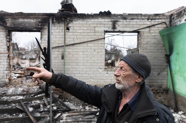 Oorlog in Oekraïne Yahidne dorp Chernihiv regio
