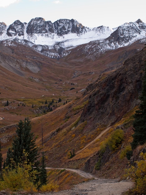 Op de top van de Cinnamon Pass, Colorado.