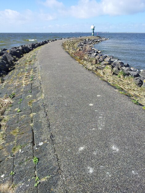 Foto op de weg naar het meer.