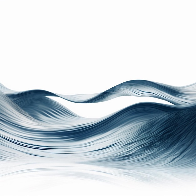 Op deze afbeelding is een blauwe golf te zien van het gezelschap van de oceaan.