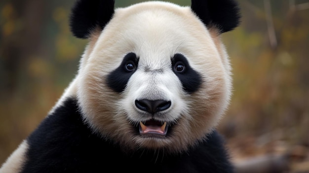 Op deze ongedateerde foto is een pandabeer te zien.