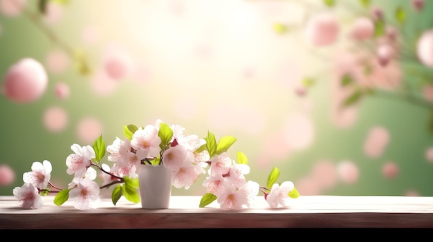 Op een tafel staat een roze bloemenvaas met roze bloemen.