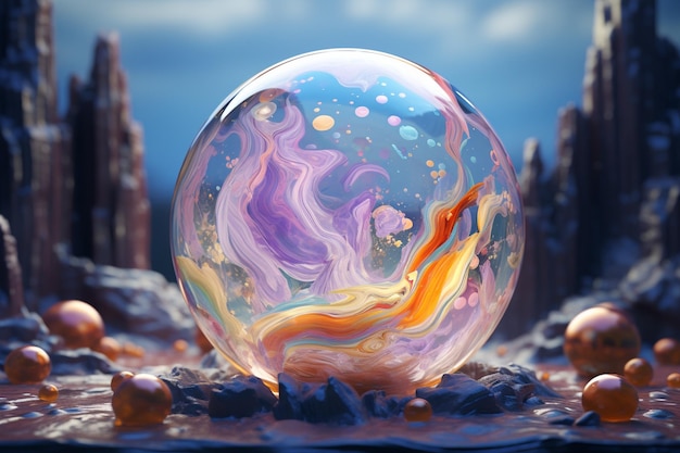 Opal of the imagination that creates surreal world 00147 02