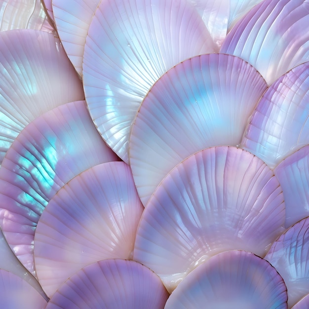 Opalescent shell texture