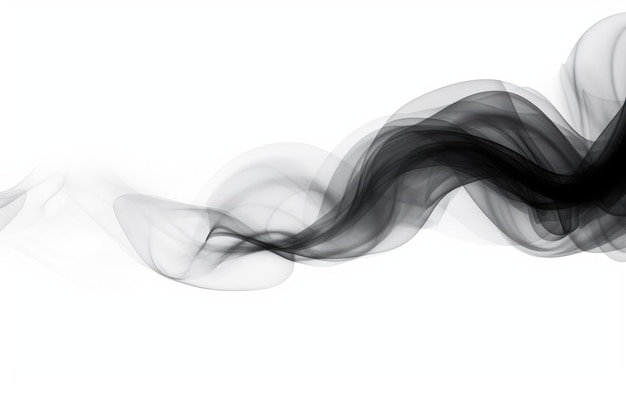 Opaque Fog Smokes Dark Shroud on a White or Clear Surface PNG Transparent Background