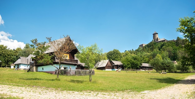 Open air museum Stara Lubovna. Slovakia, Europe.