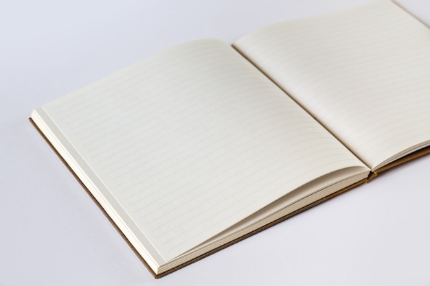 Blank Pages of an Open Sketchbook with a Black Pencil Stock Photo - Image  of copy, ideas: 126200700