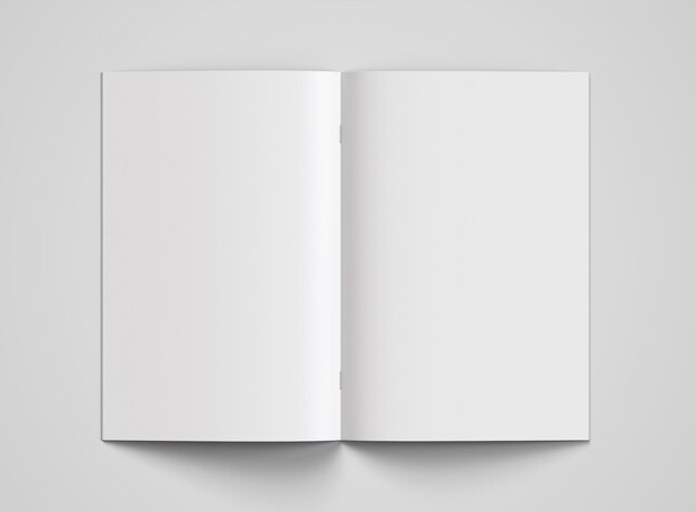 Photo an open book with a white page that says quot open quot