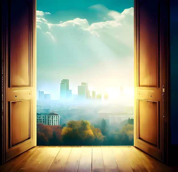 An Open Door to the City and Life