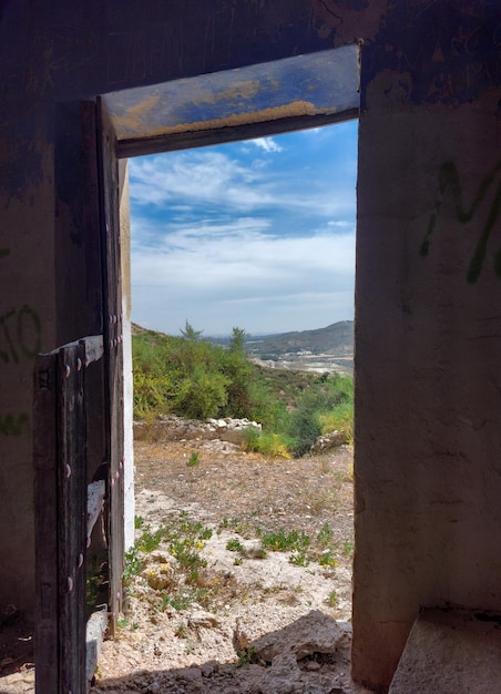 open door to the field