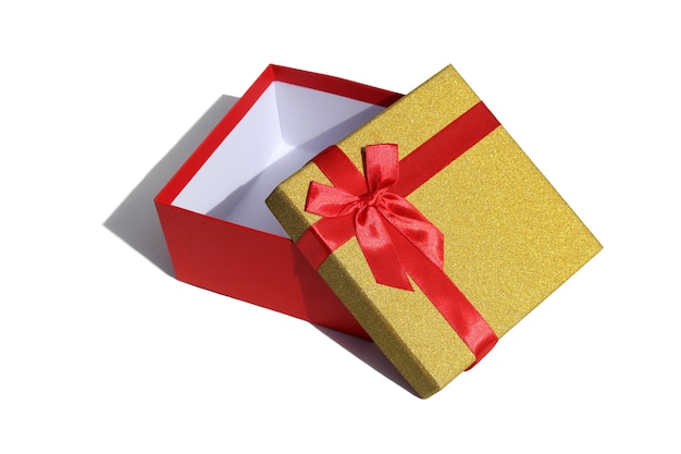 An open empty gift box