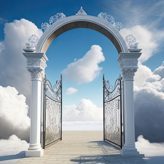 Open heavenly gates to paradise