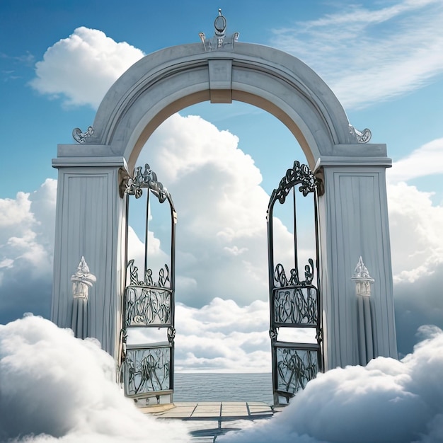 open heavenly gates to paradise