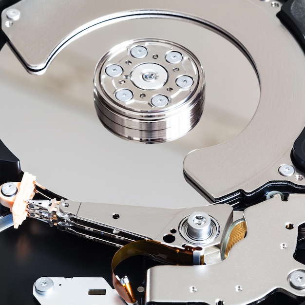 Open internal 35inch sata hard disk drive