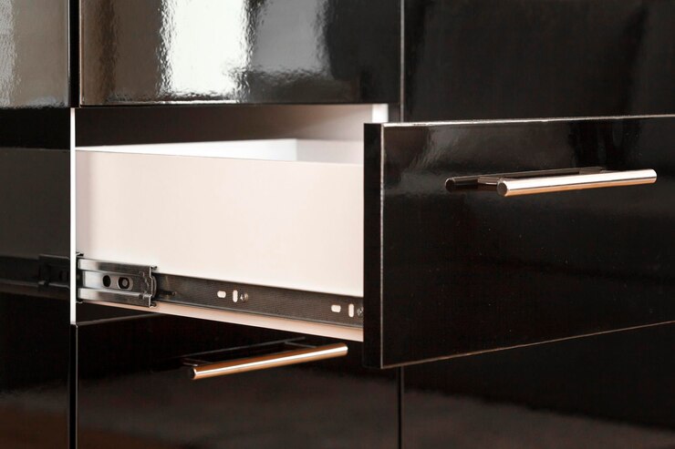 Open lade keukenkast Accessoires op keukenlade: