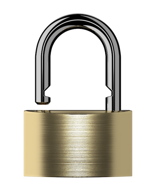 Open lock isolated