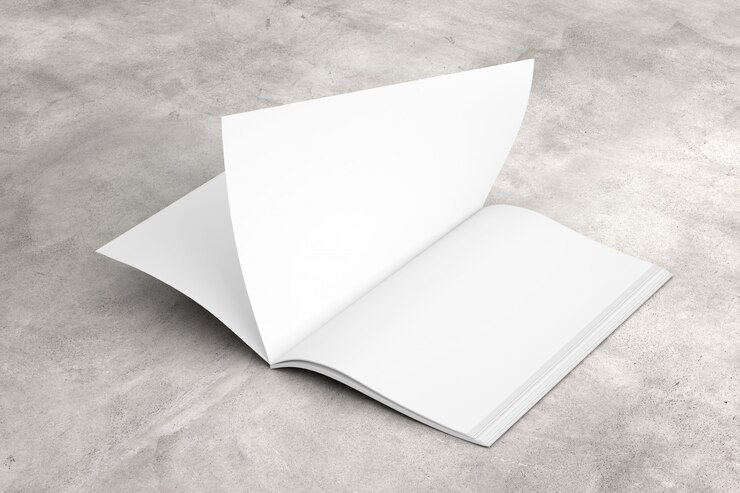Foto open magazine - 3d-rendering