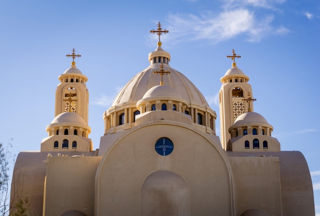 Foto openbare kathedraal koptische egyptische kerk