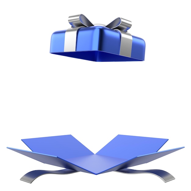 opened gift box 3d gift box 3d illustration