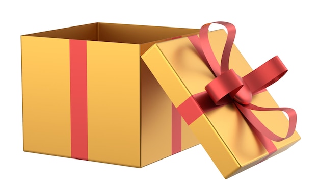 Opened Gift Box 3D gift box Open gift box