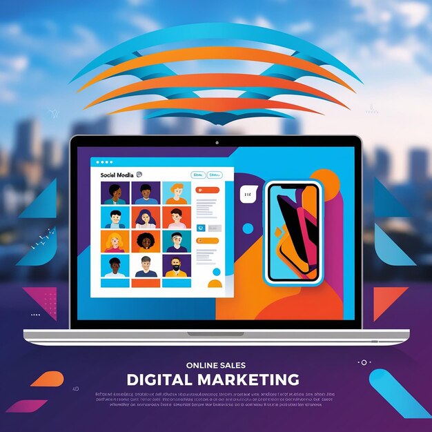 응용 프로그램 아이콘으로 노트북을 열고 기술 장치 및 앱 버튼으로 통신 및 상호 작용 개념 모바일 장비 컴퓨터 디스플레이 멀티미디어 태블릿 프로그램 소프트웨어