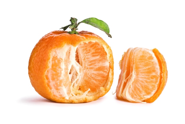 Opened tangerine