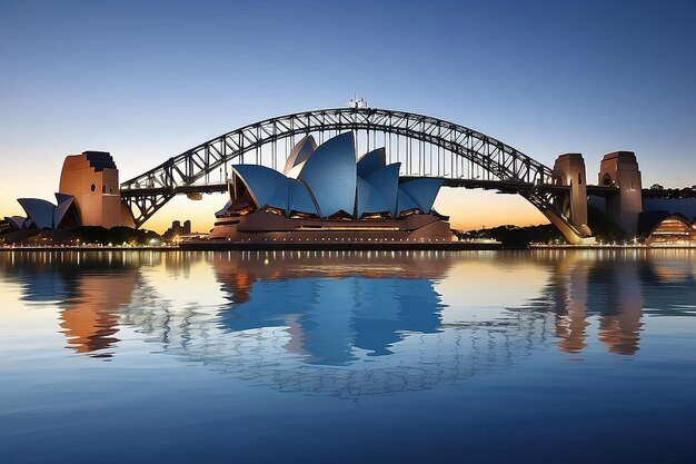 Opera house e harbour bridge shooting locationaustralia sydney