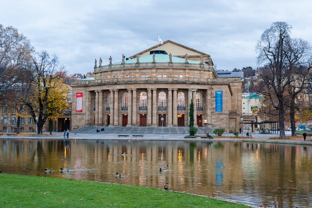 The Opera House of Stuttgart State Theatre in Germany