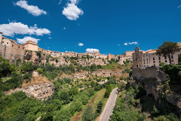 Opknoping huizen in Cuenca, Spanje.