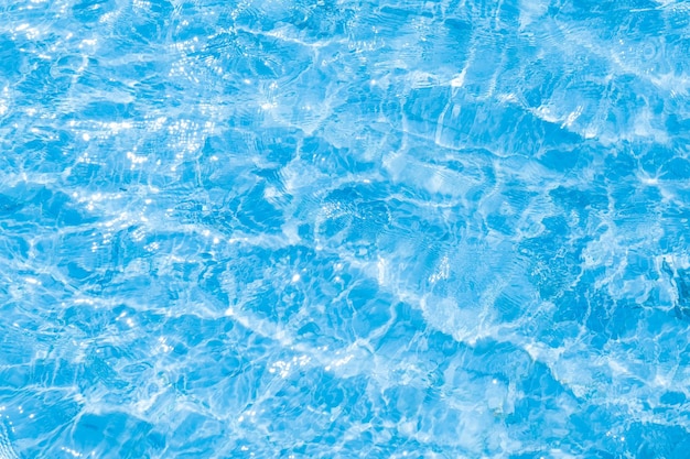 Oppervlakte van water blauwe golfachtergrond