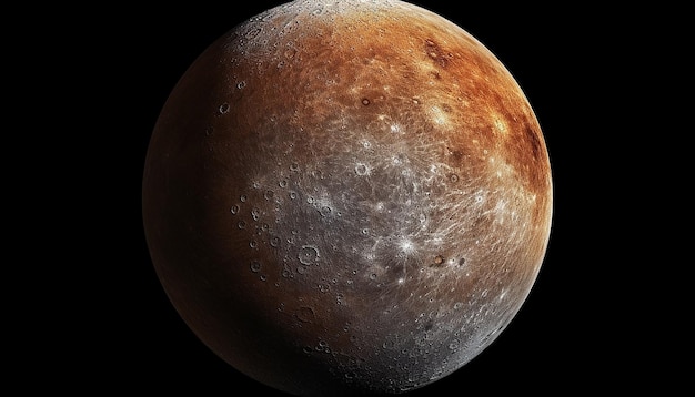 Oppervlaktebeeld van Mercurius