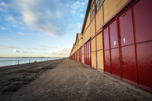 Opslagplaatsen van Maua Pier Cais Maua Porto Alegre Rio Grande do Sul Brazilië